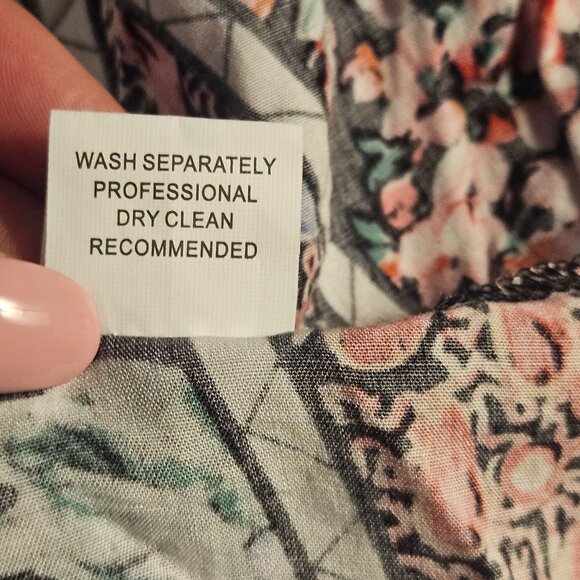 Jaase Woman Babydoll Boho Chic Mini Dress XS Festival Cottagecore Artisanal Core - Picture 12 of 13